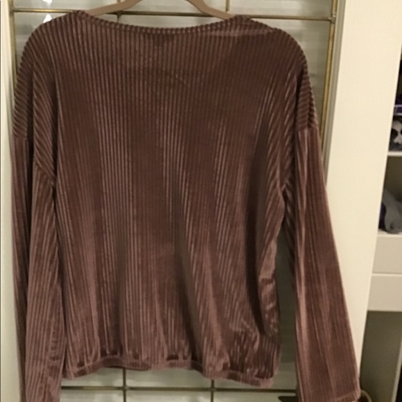 Blush Velvet Top - Picture 2 of 4